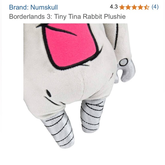 Numskull borderlands 3, Tina Tina Plushie - Picture 5 of 5